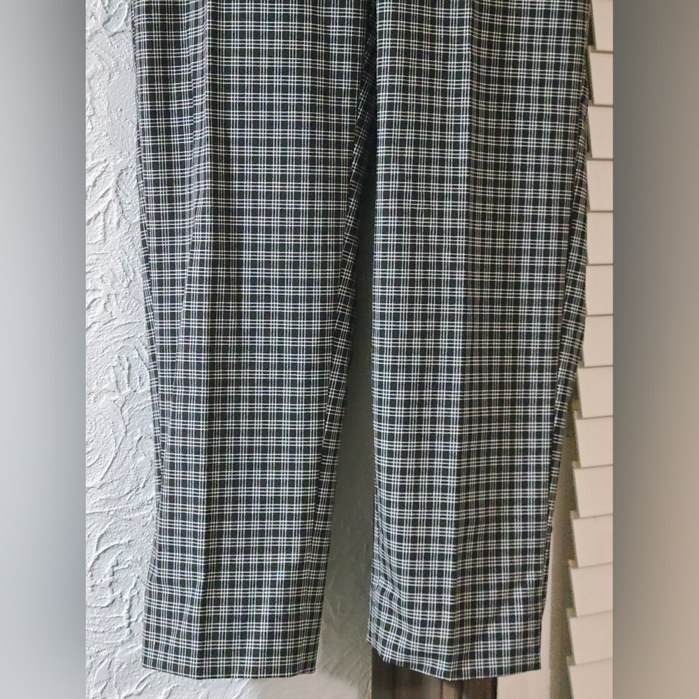 Banana Republic Hayden Taper Pant  Womens 6 Plaid Elastic *NWT* - Picture 2 of 15